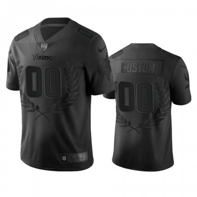 Minnesota Vikings Custom Men's Nike Black NFL MVP Limited Edition Jersey